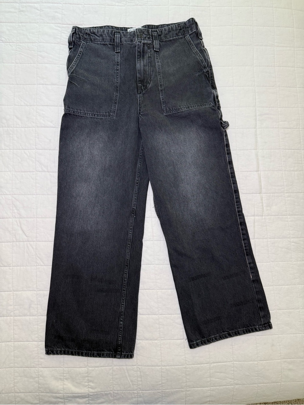 We The Free Black Washed Wide Leg Jean - Picture 2 of 6
